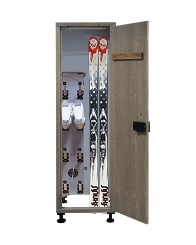 Secador de botas de esquí de pared con 2 pares verticales - BAJO CONSUMO -  Quadralp